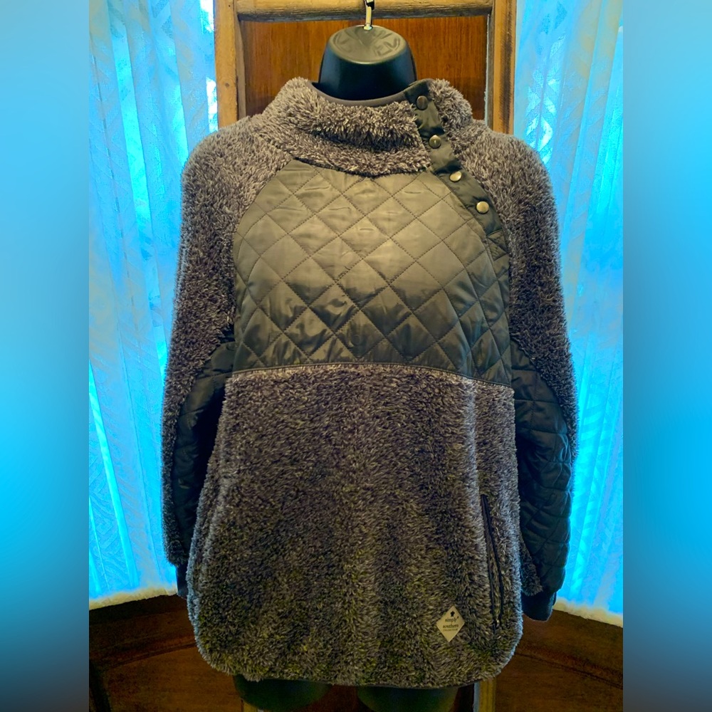 Simply Southern Grey Fleece Pullover